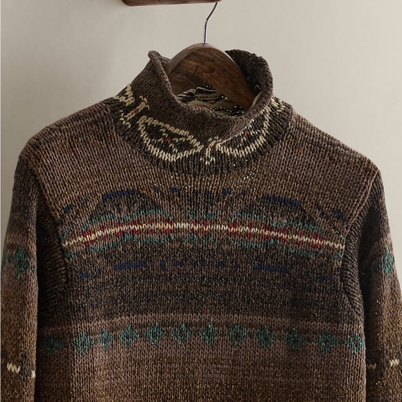 Vintage Ralph Lauren Heritage Wool-Blend Sweater from 1995 Collection. RARE.. - Picture 3 of 5